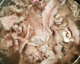 春菊とゆで豚のサラダ。辛酢味噌で作り方5写真
