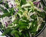 鍋飽きたら！千切り野菜のしゃぶしゃぶ巻き作り方2写真