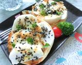 蕪の胡麻おかか和トースト作り方7写真