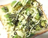 ハーブ香る❀アボカドの塩昆布トースト作り方3写真