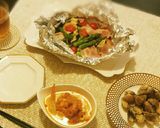 なすとアスパラのホイル焼き作り方7写真