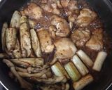☆鶏とごぼうの赤ワイン照り焼き☆山椒入り作り方5写真