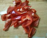 簡単♪豚肉と タコ 野菜の甘酢餡掛け！！作り方1写真