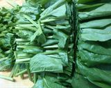 簡単♪朝食ほうれん草と 油揚げのお吸い物作り方1写真