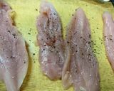 鶏ささみの味噌タードパン粉焼き作り方1写真