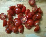 チンゲン菜と ミニトマトの中華スープ！作り方3写真