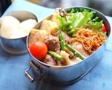 【作り置き】豚肉とレンコンの甘辛炒め煮作り方5写真