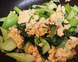 10分であと一品　チンゲン菜と卵の中華炒作り方6写真