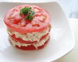 ☆超簡単☆トマトと豆腐のヘルシーサンド作り方4写真