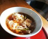 お鍋1つで簡単♪生姜肉汁うどん♪ランチ♪作り方4写真