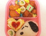 スヌーピーキャラ弁 簡単ご飯と海苔だけ作り方4写真