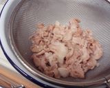 冷しゃぶ納豆のチコリーボード作り方2写真