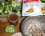 大豆のお肉で簡単☆甘酢肉野菜炒め作り方1写真