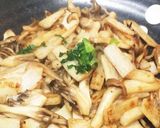 長芋ときのこのオイスターソース炒め作り方6写真