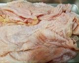 おつまみに最適☆鶏皮の炒め煮作り方1写真