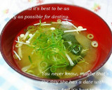 超簡単☆えのきともやしの味噌汁☆39㌍作り方5写真