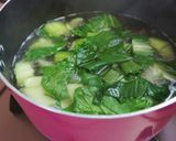 きくらげとチンゲン菜のスープ作り方3写真