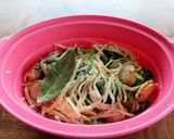 ほうれん草とホタテとじゃがいものソテー作り方4写真