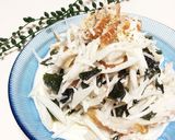 簡単シャキシャキ★ちくわワカメ大根サラダ作り方6写真