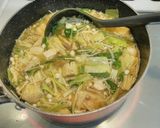 リメイク♪麻婆豆腐でキムチ野菜スープ作り方6写真