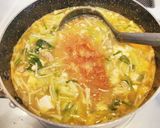 リメイク♪麻婆豆腐でキムチ野菜スープ作り方10写真