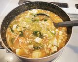 リメイク♪麻婆豆腐でキムチ野菜スープ作り方8写真
