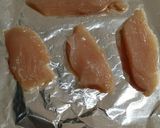 とりムネ肉の味噌マヨ焼き作り方1写真