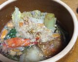 くるみと柿の種の一人鍋作り方6写真