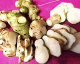 菊芋のココナッツオイル揚げ★チリソース作り方1写真