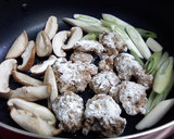 大豆のお肉ときのこのみぞれ煮作り方2写真