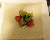 食パンで☆サーモンとクリチのパイ包み風作り方7写真