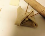食パンで☆サーモンとクリチのパイ包み風作り方10写真