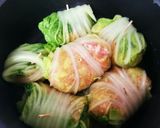 簡単☆やさしい中華風ロール白菜作り方5写真