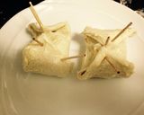 食パンで☆サーモンとクリチのパイ包み風作り方11写真
