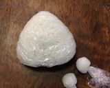 ほかほかマフラー*くまさんおにぎり作り方1写真