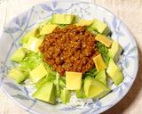 大豆のお肉でアボカドタコライス風作り方4写真