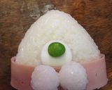 ほかほかマフラー*くまさんおにぎり作り方7写真