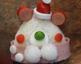 ほかほかマフラー*くまさんおにぎり作り方9写真