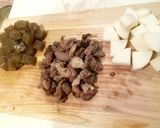 居酒屋風♪俺のトロットロ牛すじ煮込み作り方3写真