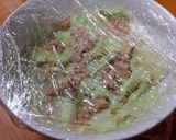簡単！キャベツとツナのレンジ蒸し♡作り方5写真