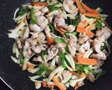 簡単豚肉の甘辛丼作り方8写真