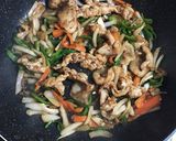 簡単豚肉の甘辛丼作り方9写真