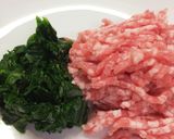 豚ミンチとほうれん草のそぼろ作り方2写真