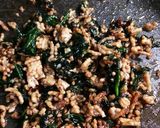 豚ミンチとほうれん草のそぼろ作り方4写真
