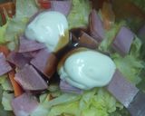 ﾋﾞｯｸﾘ!!焼きそば風味の面白サラダ作り方5写真
