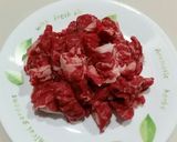 簡単❤牛肉とごぼうの甘辛煮物♪作り方3写真