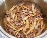 簡単❤牛肉とごぼうの甘辛煮物♪作り方5写真