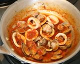 魚介のトマトソースパスタ、ペスカトーレ！作り方11写真