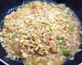 簡単お安く！海老天風の卵とじ丼♪作り方5写真