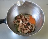 調理10分　マー油風味のパラパラ炒飯作り方1写真